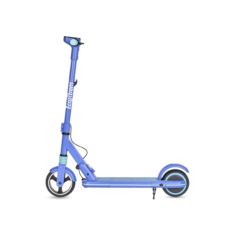Patinetes para niños : Patinete eléctrico plegable 130w scooter 24v-2,4Ah  azul